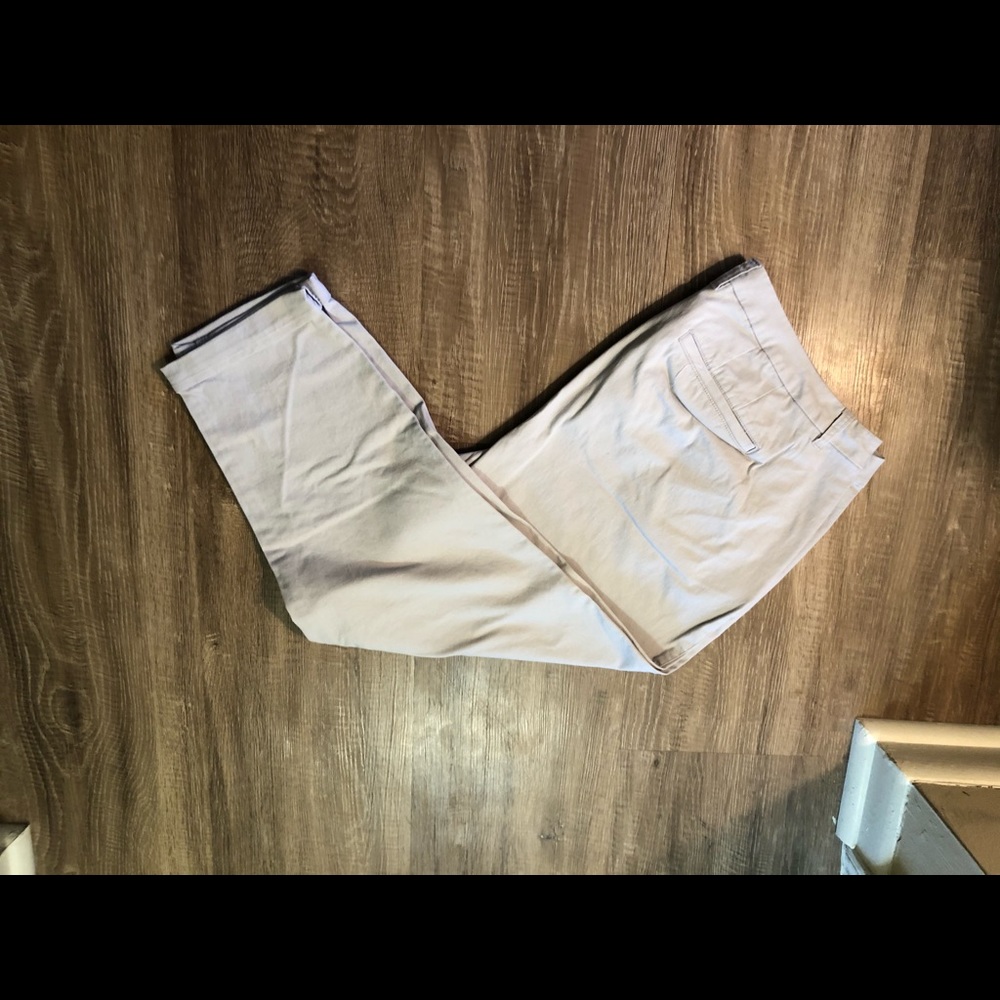 Lane Bryant Khaki Boyfriend Pants